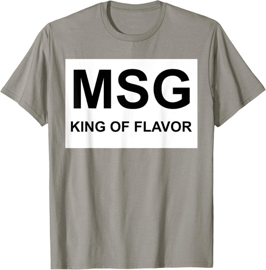 MSG King Of Flavor Uncle Roger Fuiyoh T-Shirt - T-Shirt | Sand