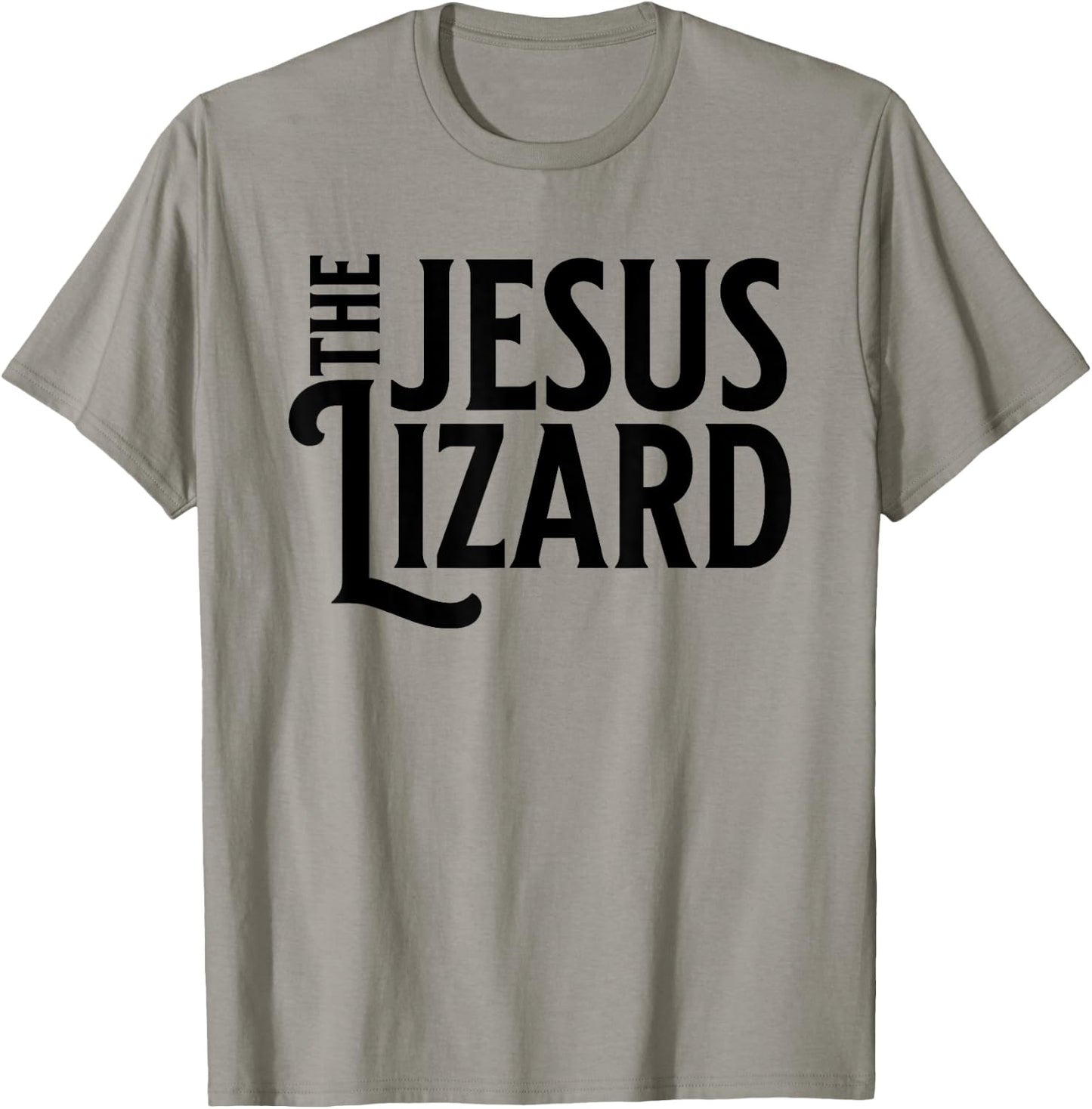 The Jesus Lizard Black Retro Vintage Text On T-Shirt - T-Shirt | Sand