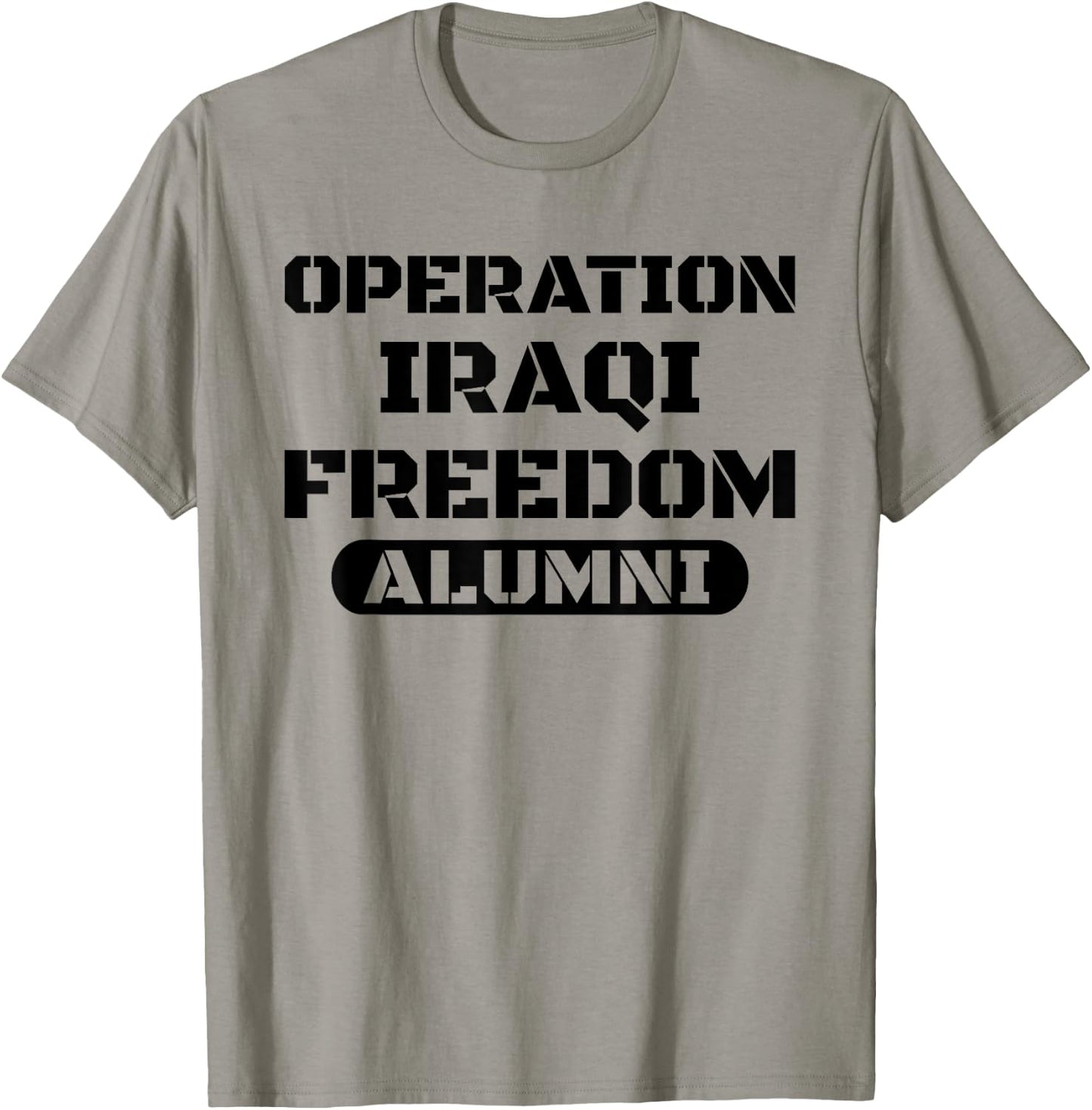 Operation Iraqi Freedom Alumni OIF Iraq Veteran T-Shirt - T-Shirt | Sand