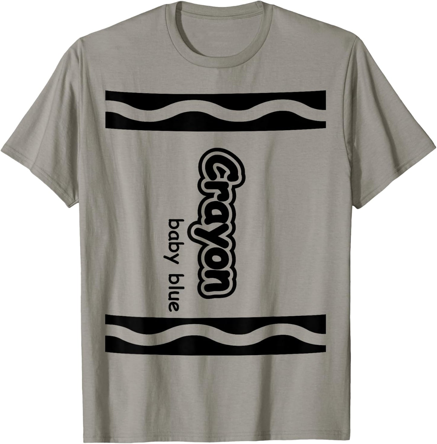 Baby Blue Crayon Easy Halloween Costume Cute T-Shirt - T-Shirt | Sand