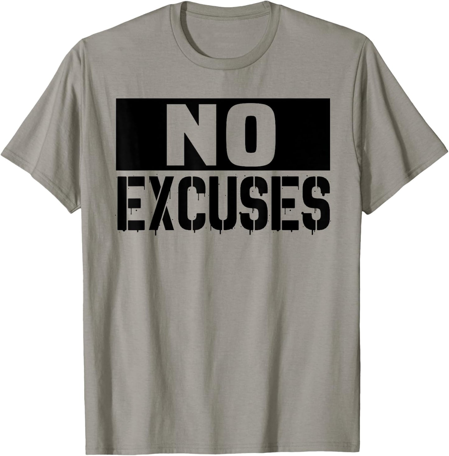 No Excuses Motivational Workout Training Gift ,Women T-Shirt - T-Shirt | Sand