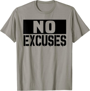 No Excuses Motivational Workout Training Gift ,Women T-Shirt - T-Shirt | Sand
