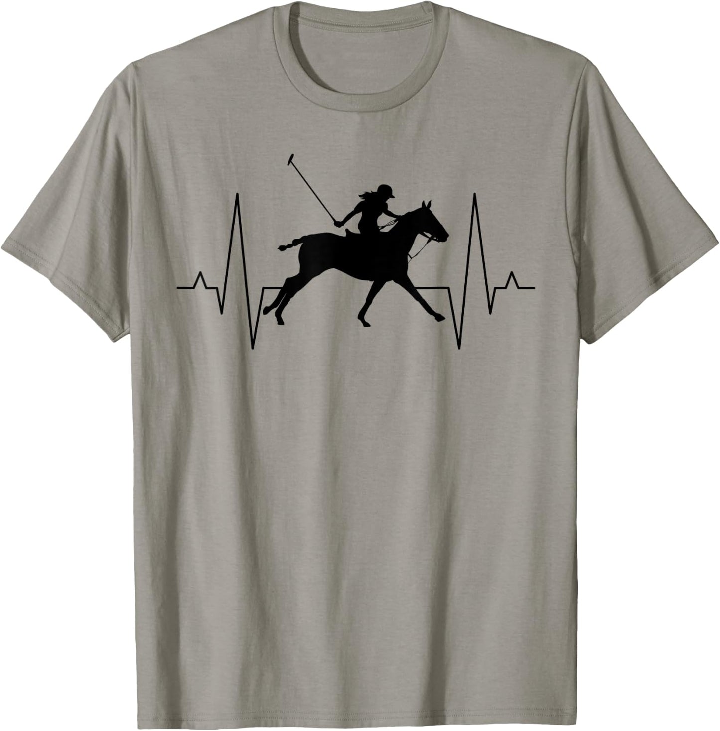 Polo Sport Equestrian with Polo Racquet ECG Line T-Shirt - T-Shirt | Sand
