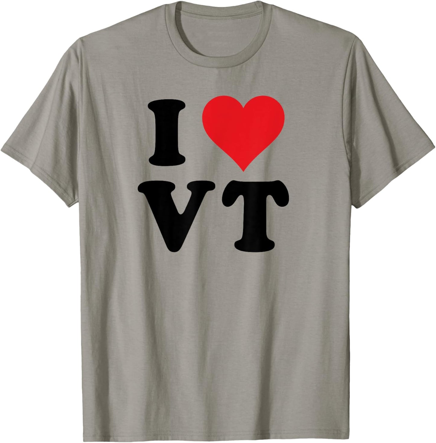 I Heart VT Initials I Love V.T. First And Last Name V T T-Shirt - T-Shirt | Sand