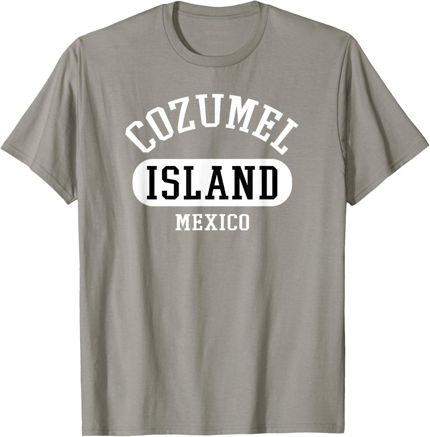 Retro Cool College Style Cozumel Women Men Kids Novelty Art T-Shirt - T-Shirt | Sand