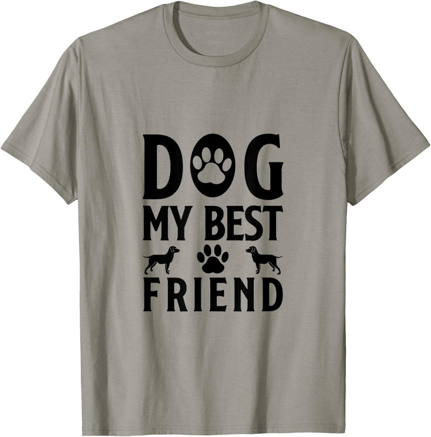 Dog My Best Friend Men Women Kids T-Shirt - T-Shirt | Sand