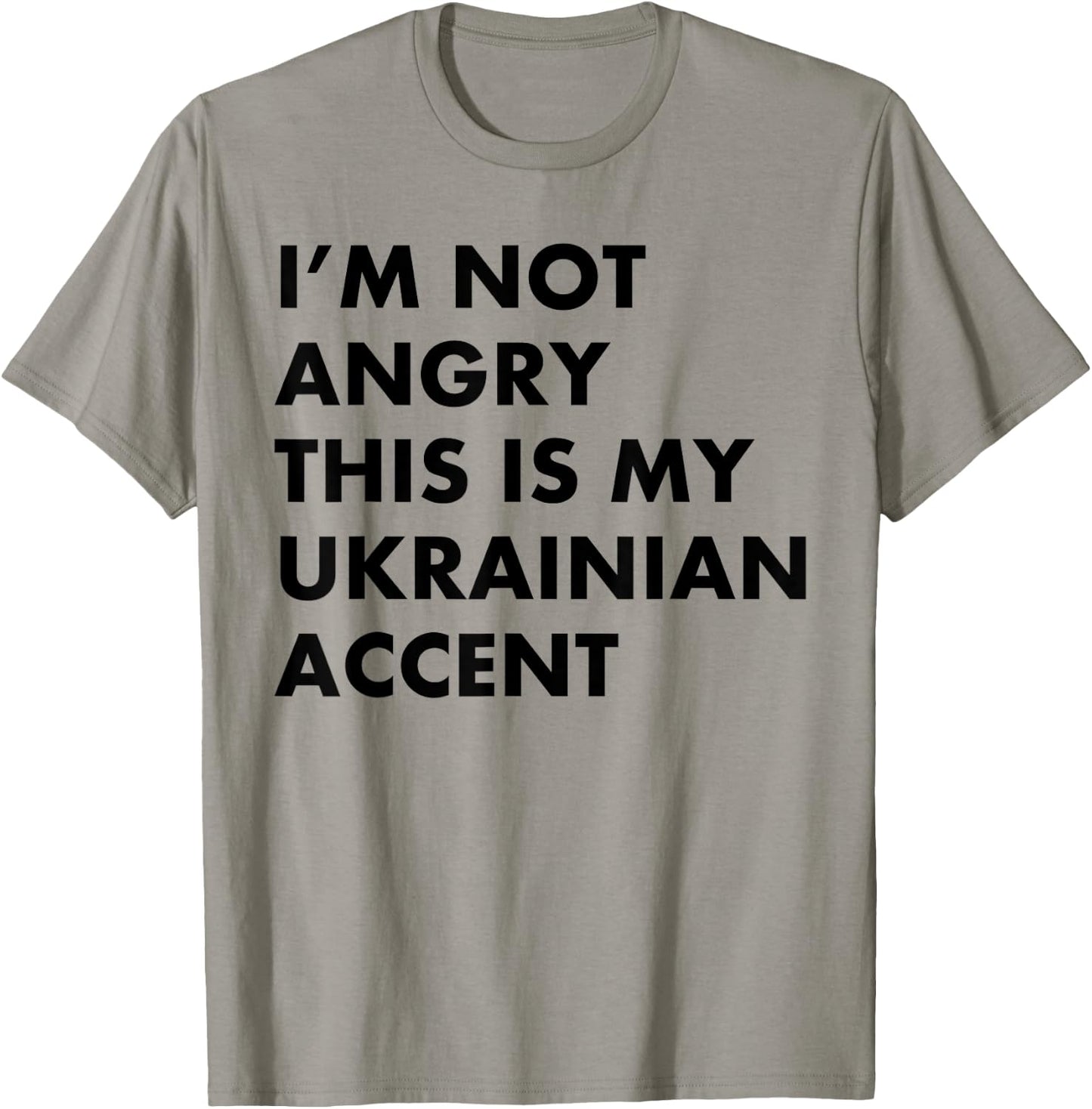 Funny Ukrainian Accent Ukraine Saying Voice T-Shirt - T-Shirt | Sand