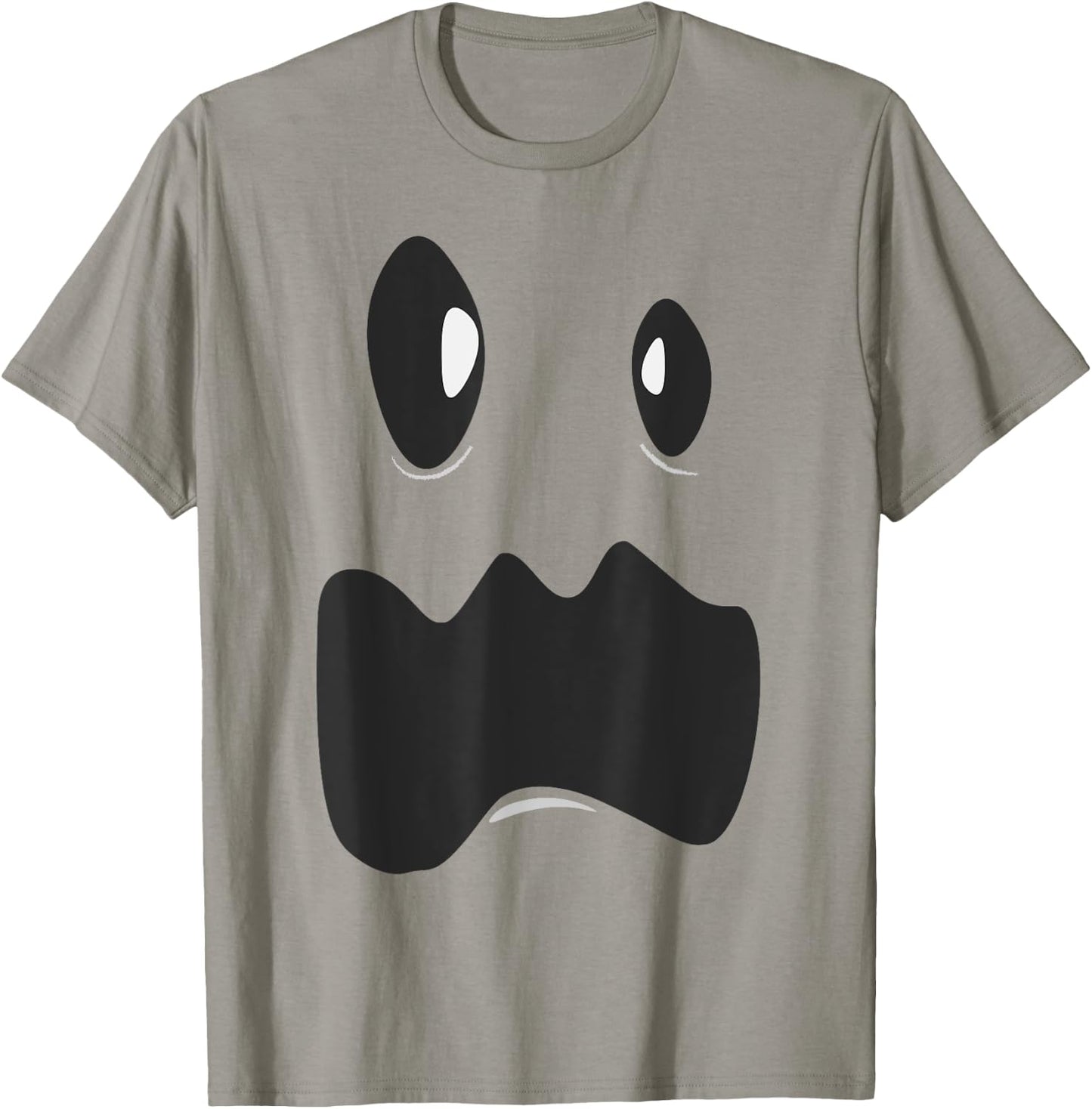Ghost Face Costume Funny Kids Halloween Outfit Ghoul Face T-Shirt - T-Shirt | Sand