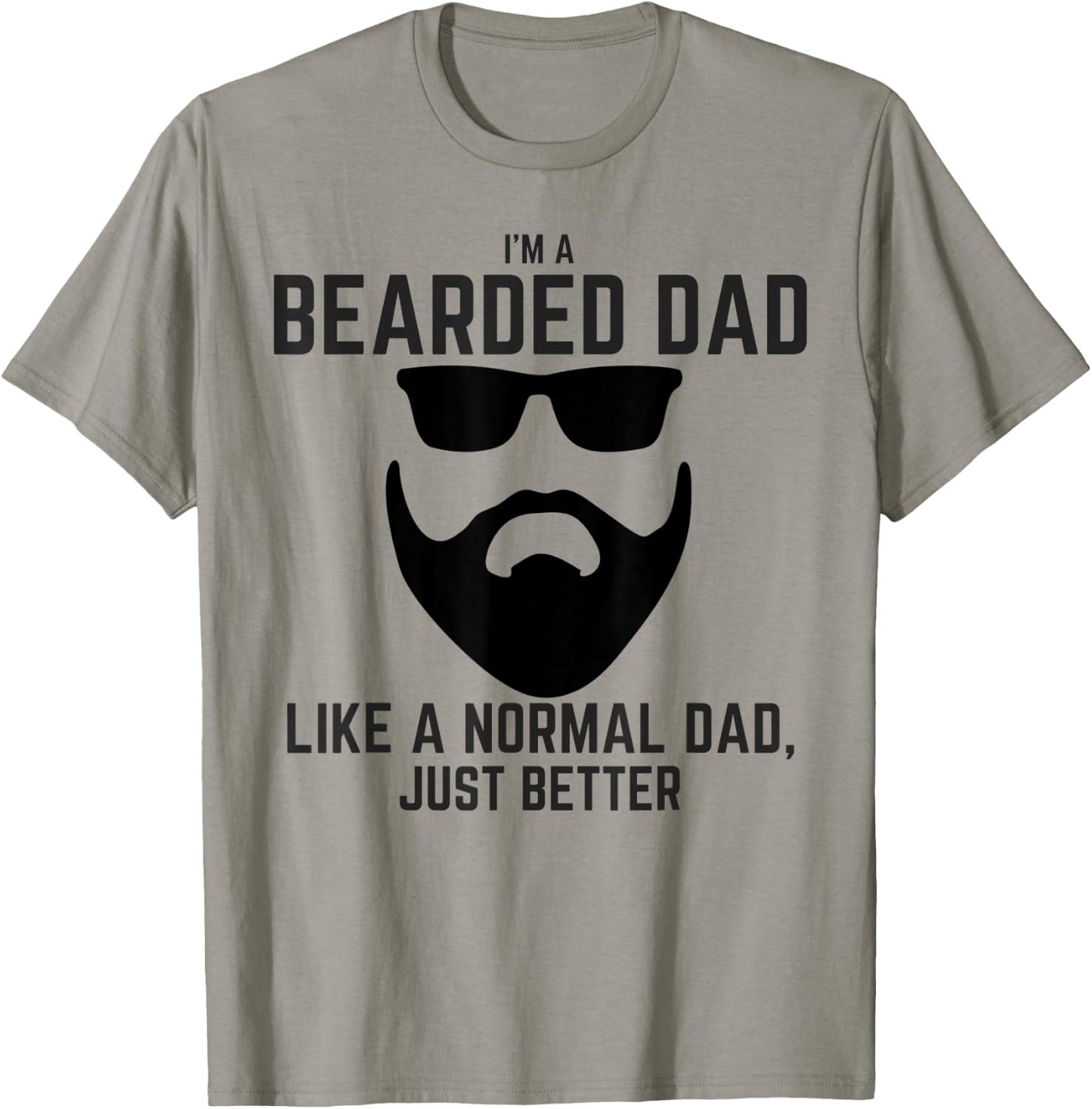 Great Beard Comes Great Responsibility Bearded Tattoo Dad T-Shirt - T-Shirt | Sand