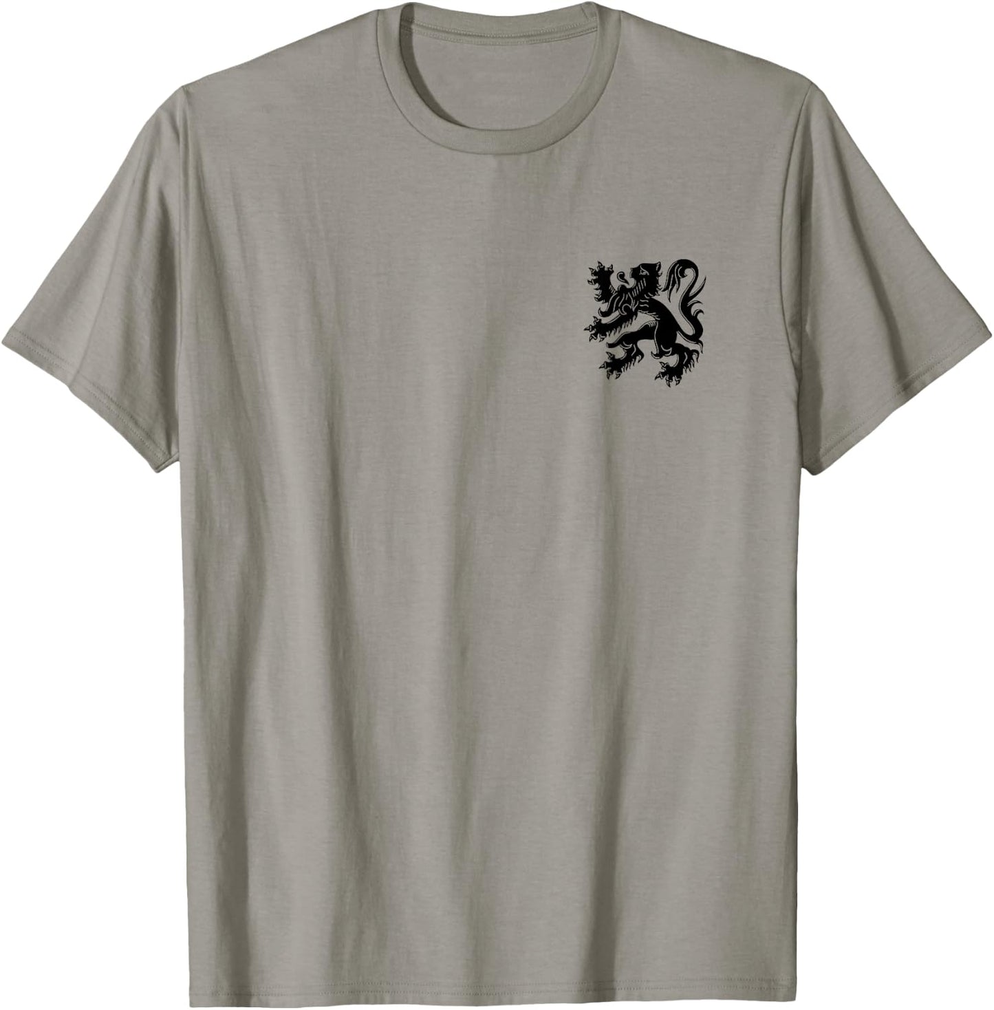 Flanders Belgium Flag Flemish Lion Brussels T-Shirt - T-Shirt | Sand