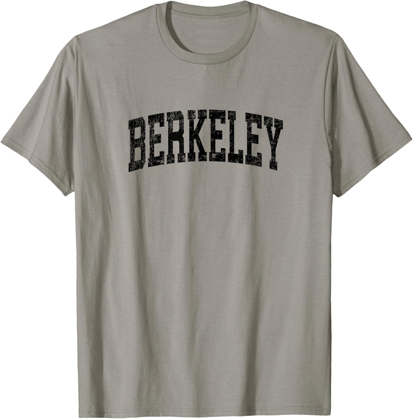 Berkeley California CA Vintage Athletic Sports Black Design T-Shirt - T-Shirt | Sand