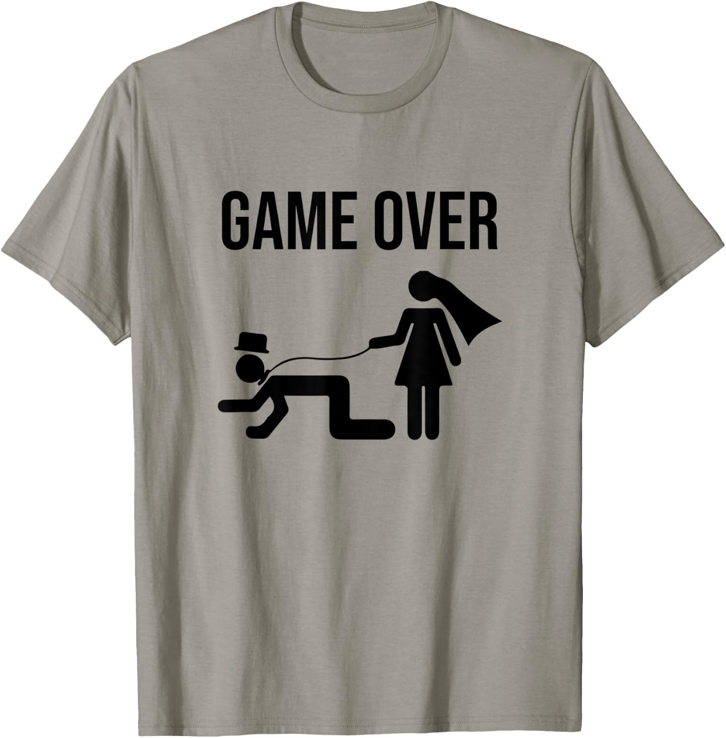 Funny Bride Groom Wedding Bachelor Bachelorette Party T-Shirt - T-Shirt | Sand