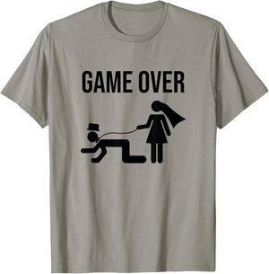 Funny Bride Groom Wedding Bachelor Bachelorette Party T-Shirt - T-Shirt | Sand
