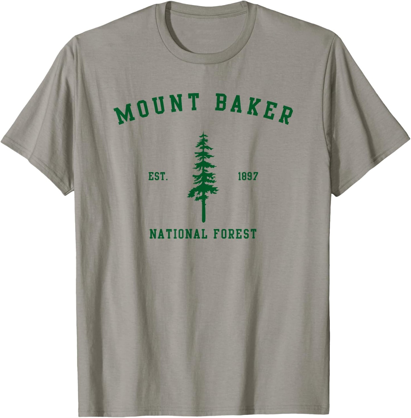 Mount Baker National Forest Explore Washington T-Shirt - T-Shirt | Sand