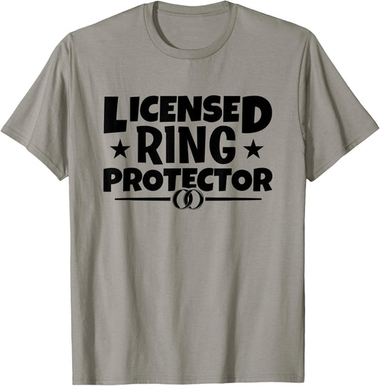 Kids Security Licensed Ring Protector Wedding Bearer T-Shirt - T-Shirt | Sand