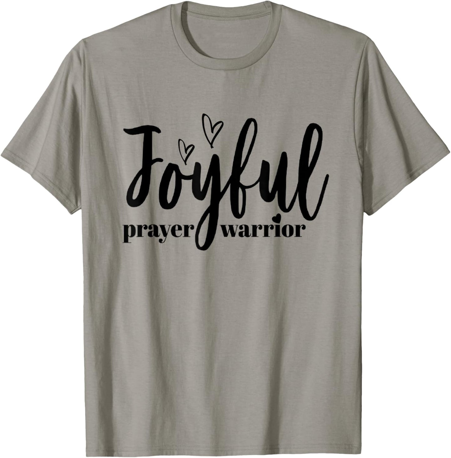 Joyful Prayer Warrior Christian Fiath T-Shirt - T-Shirt | Sand