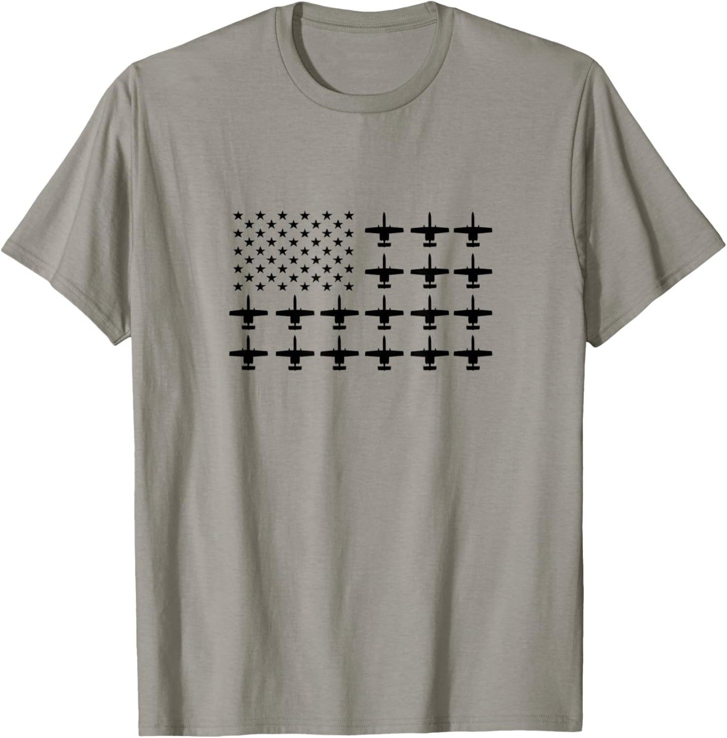 A10 A-10 Thunderbolt Warthog Brrrt Shark mouth T-Shirt - T-Shirt | Sand