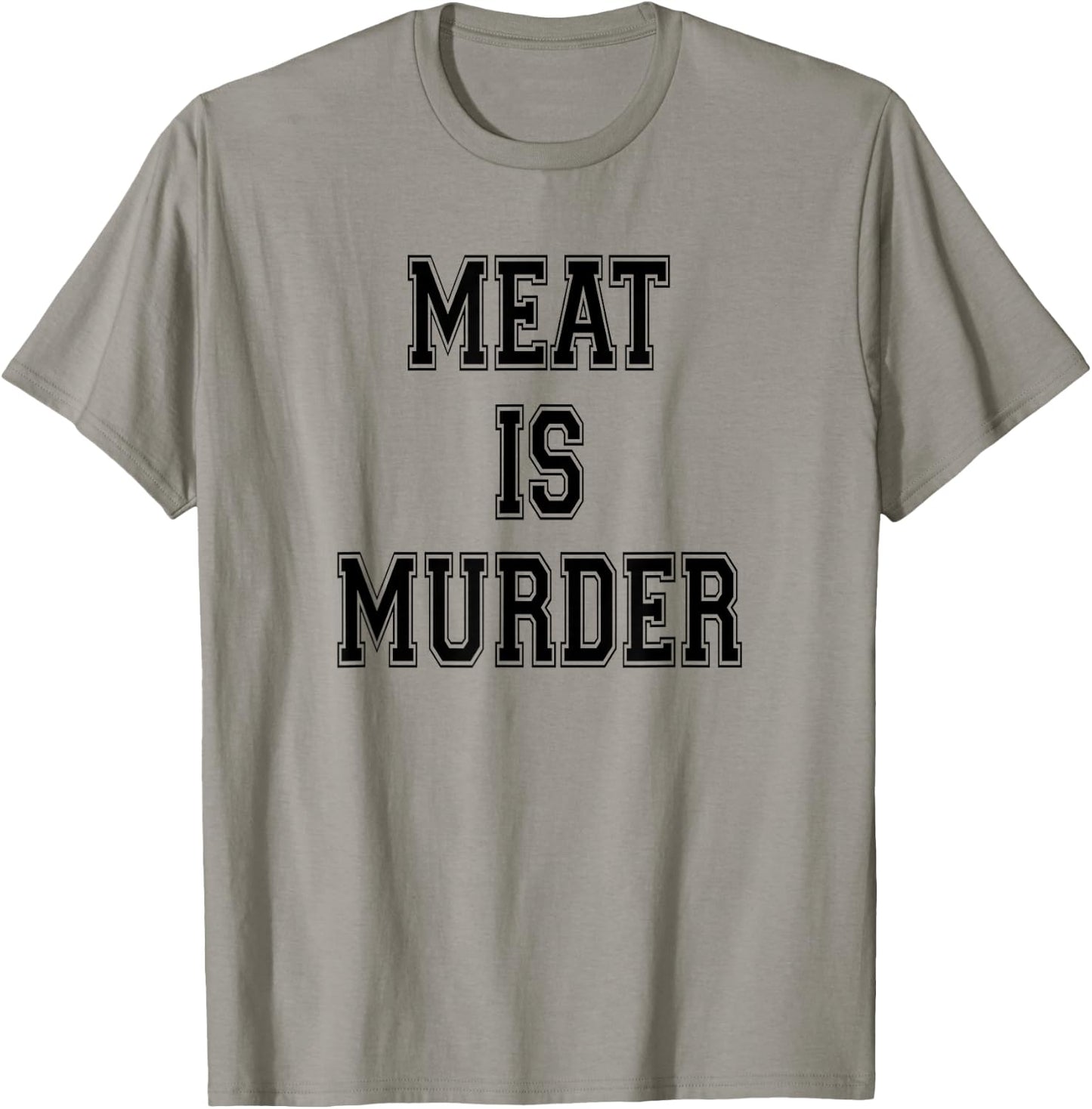 Meat is Murder Vegan Vegetarian T-Shirt - T-Shirt | Sand