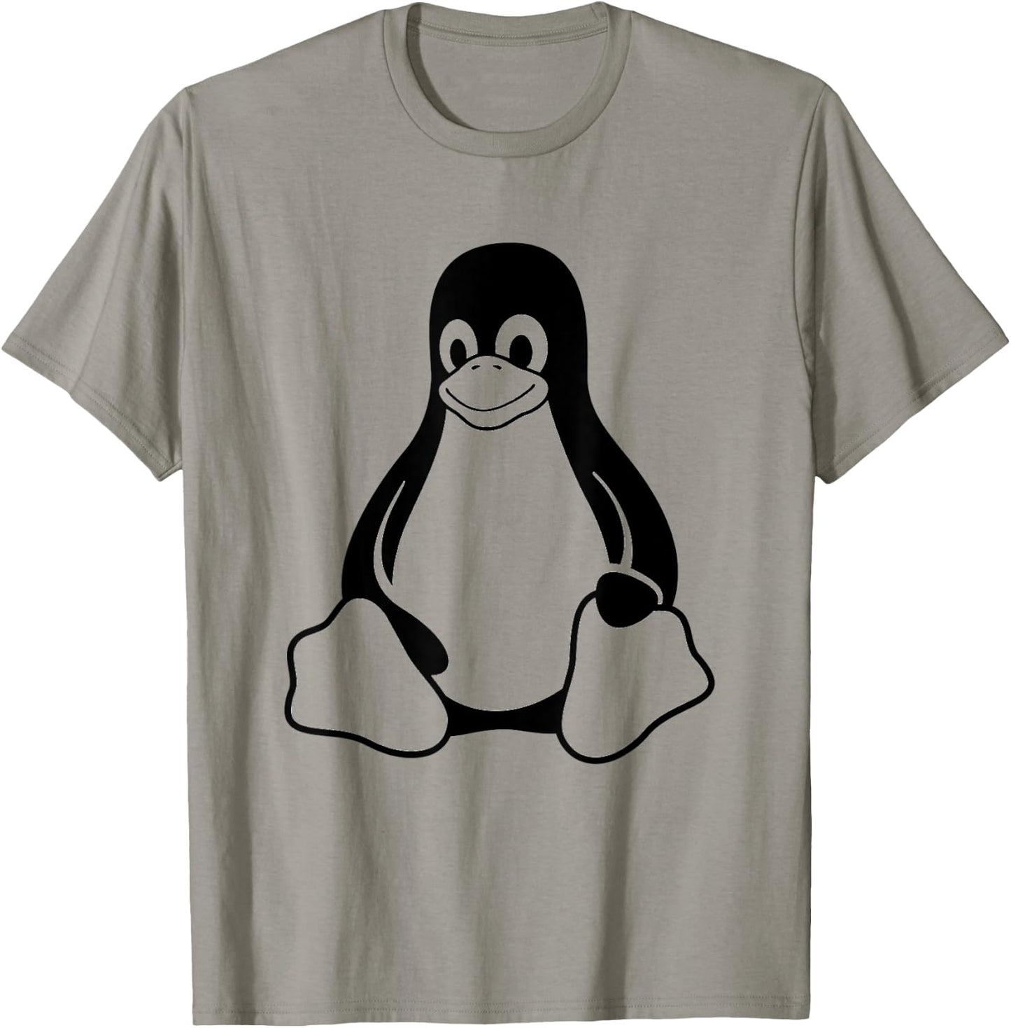 Linux Tux lover w/ tagline Logo Open Source Os T-Shirt - T-Shirt | Sand