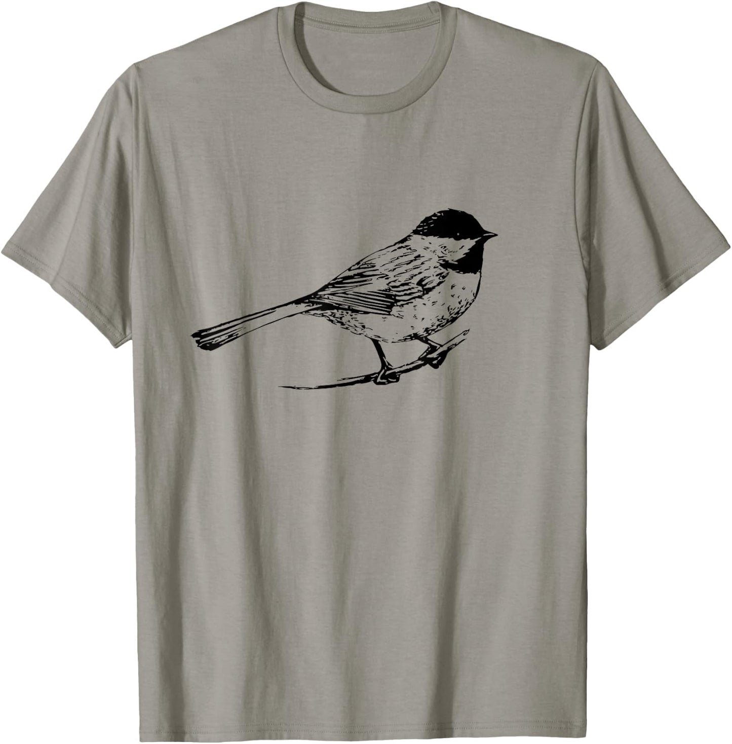 Chickadee Bird Nature Lover Birding T-Shirt - T-Shirt | Sand