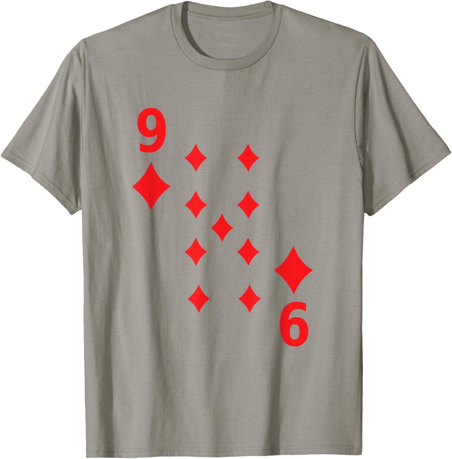 Nine of Diamonds poker playing card costume shirt T-Shirt - T-Shirt | Sand
