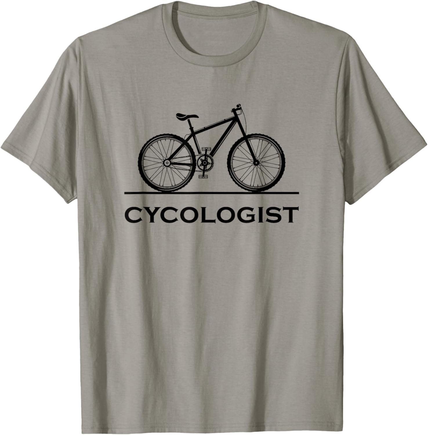 Cycologist Shirt Funny MTB Cycling Gift Bike Cycology T-Shirt - T-Shirt | Sand