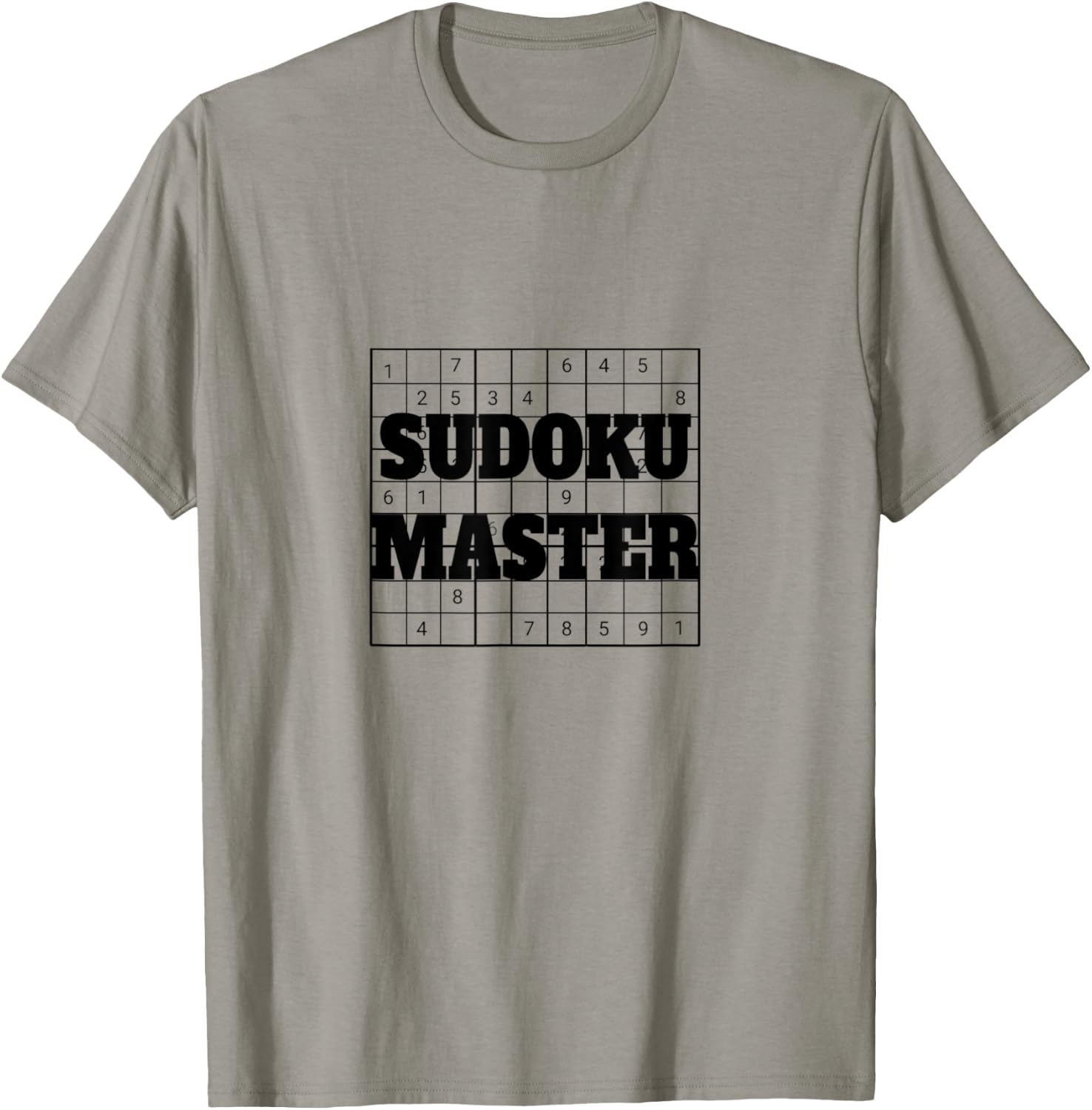 Sudoku Master for Seniors Puzzle Game Professional Player T-Shirt - T-Shirt | Sand