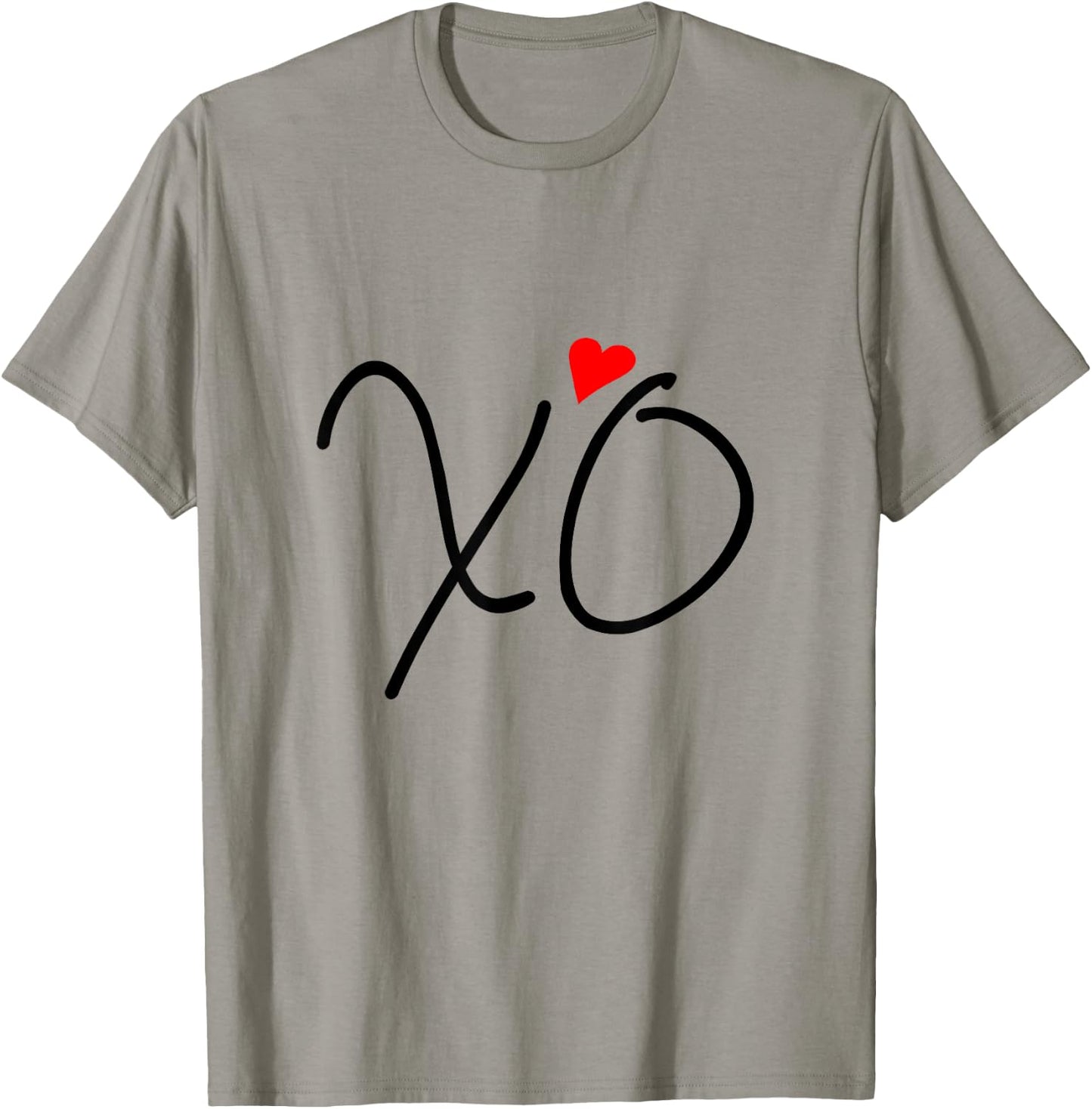XO XO Kiss Red Heart T Shirt | Cute Kawaii XO Shirt T-Shirt - T-Shirt | Sand