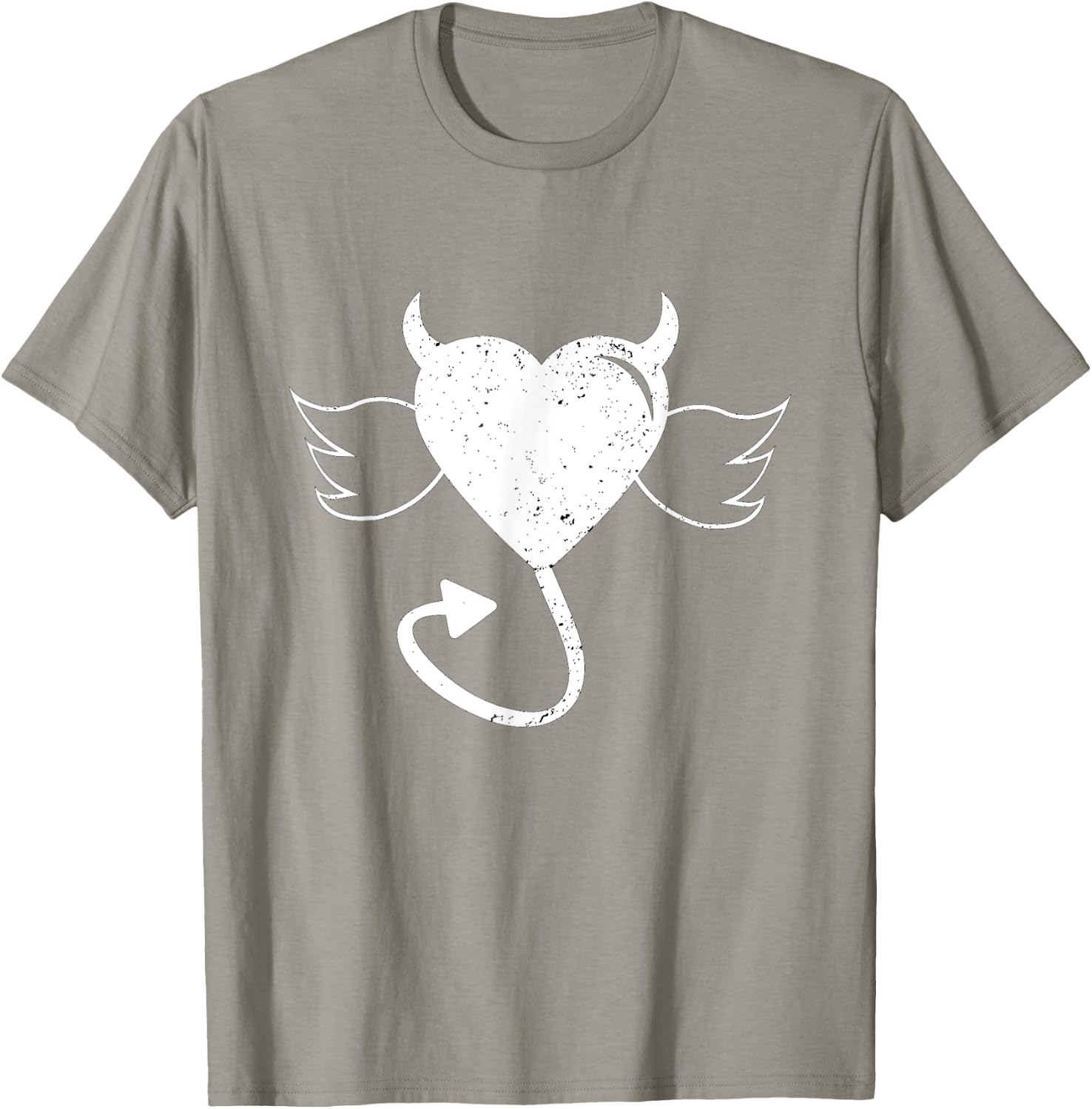 Naughty Devil Heart Valentines Day T-Shirt - T-Shirt | Sand