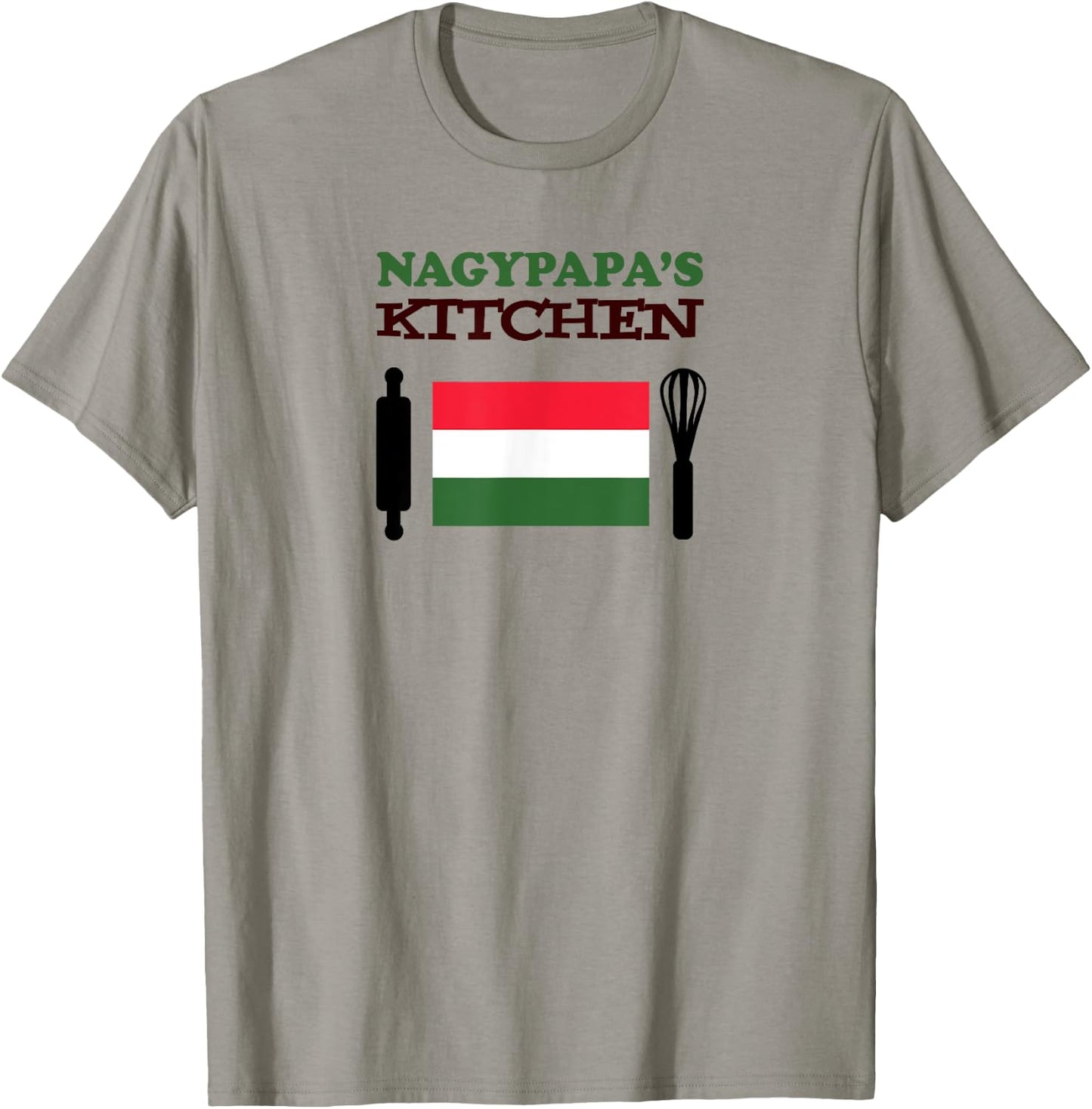 Nagypapa's Kitchen Hungarian Grandpa T-Shirt - T-Shirt | Sand
