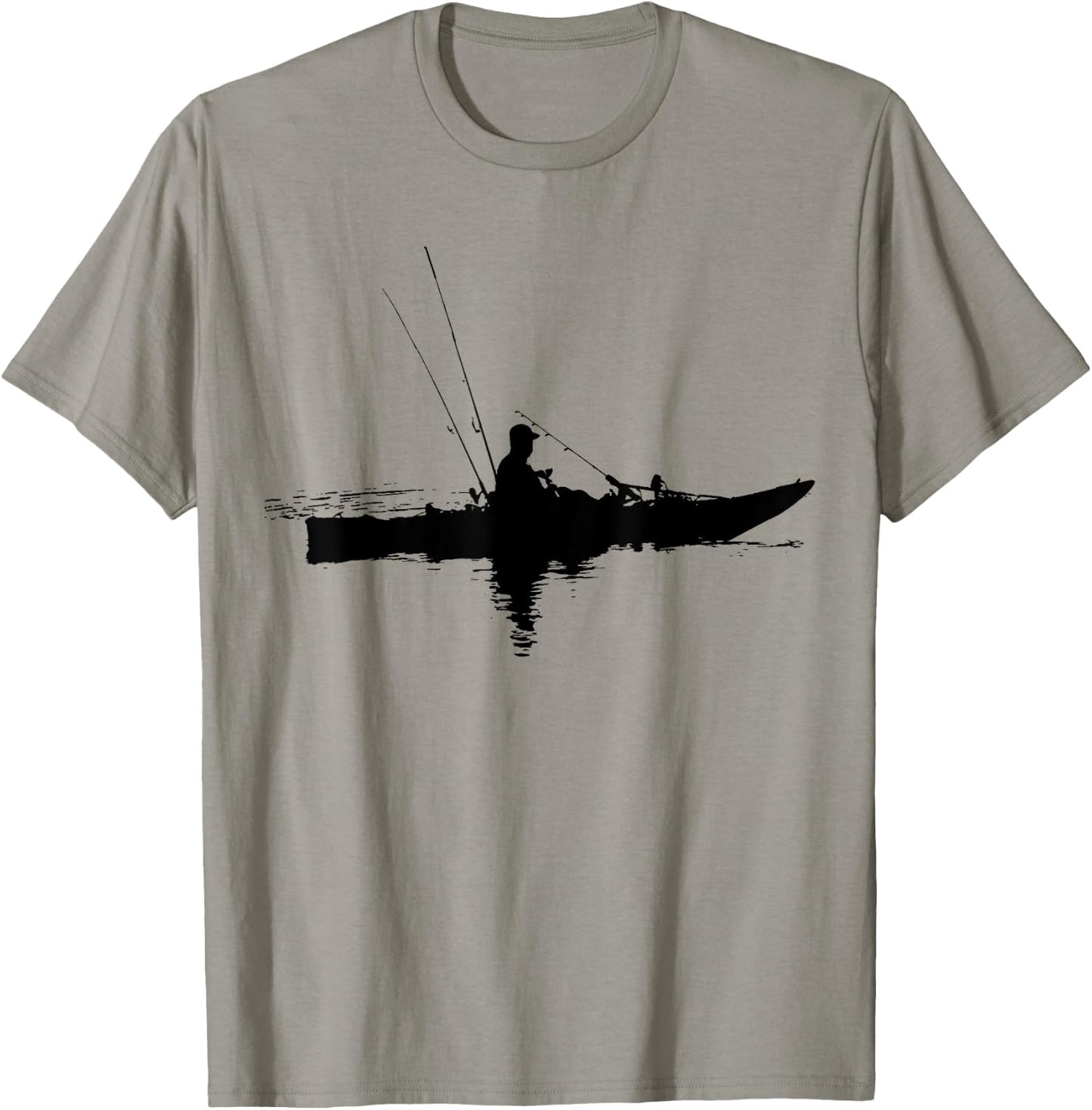 Kayak Fishing | Kayaking T-Shirt - T-Shirt | Sand