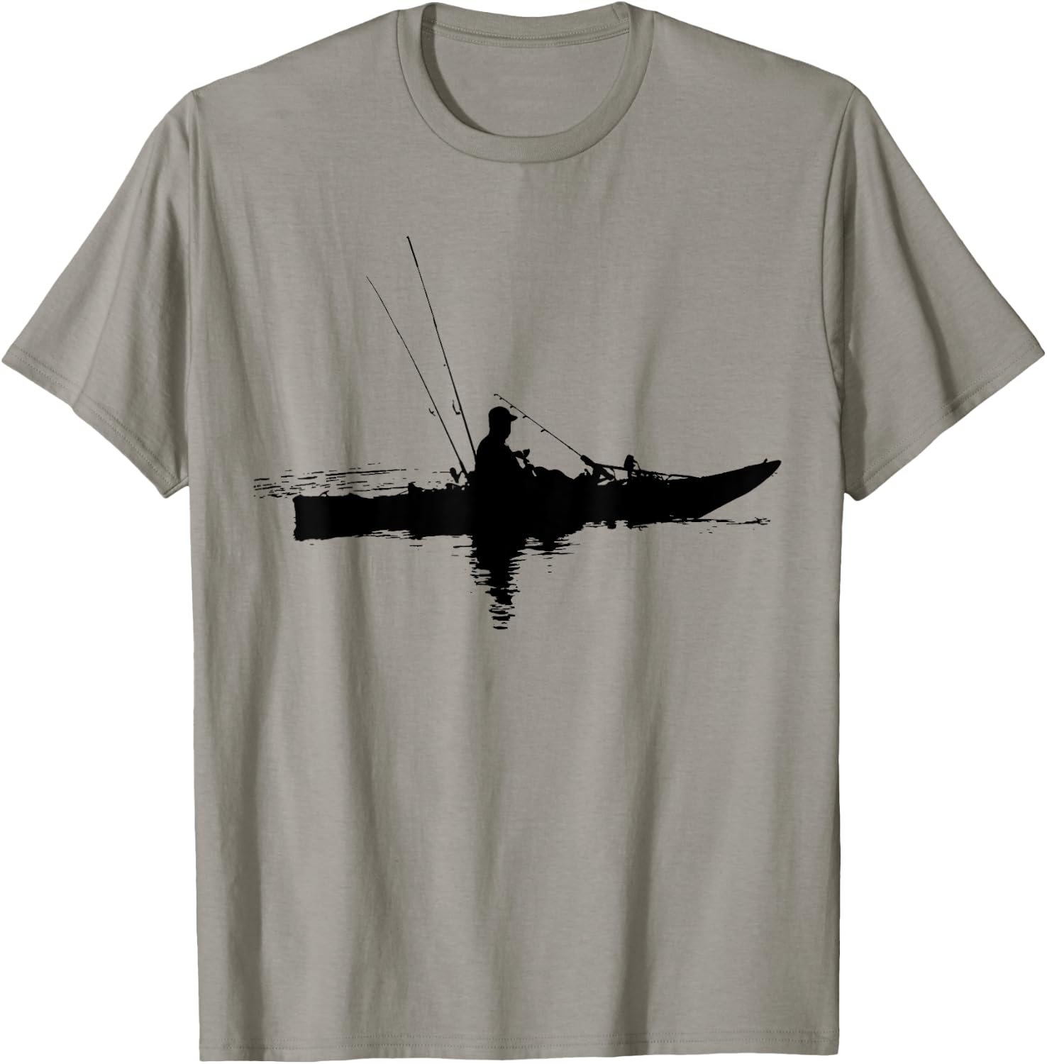 Kayak Fishing | Kayaking T-Shirt - T-Shirt | Sand