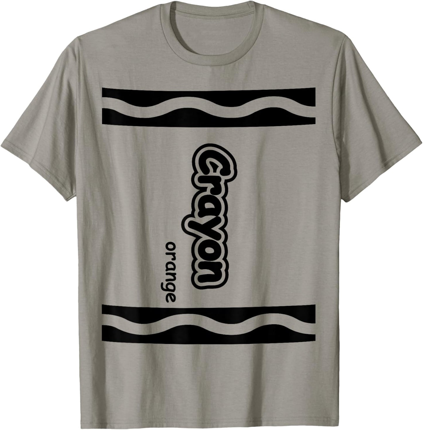 Orange Crayon Easy Halloween Costume Cute T-Shirt - T-Shirt | Sand