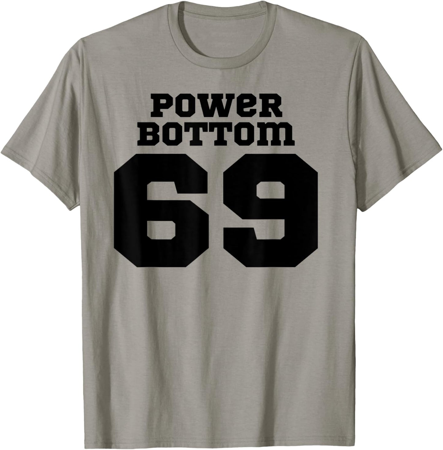 Funny Gay Couple Power Bottom 69 Athletic T-Shirt - T-Shirt | Sand