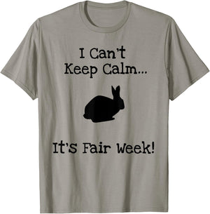 Funny State County Fair Livestock Show Farm Animal Rabbit T-Shirt - T-Shirt | Sand