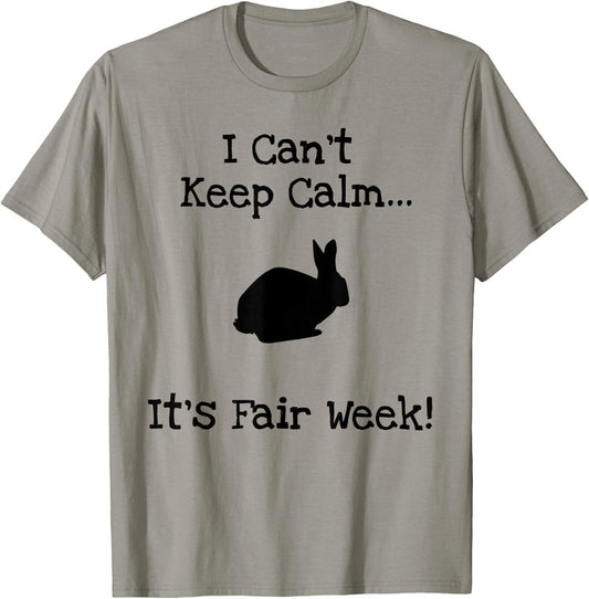 Funny State County Fair Livestock Show Farm Animal Rabbit T-Shirt - T-Shirt | Sand