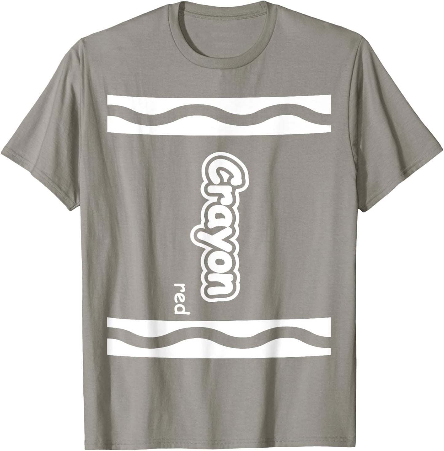 Red Crayon Easy Halloween Costume Cute (Dark) T-Shirt - T-Shirt | Sand