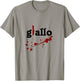 Giallo Italian Horror Movie T-Shirt - T-Shirt | Sand
