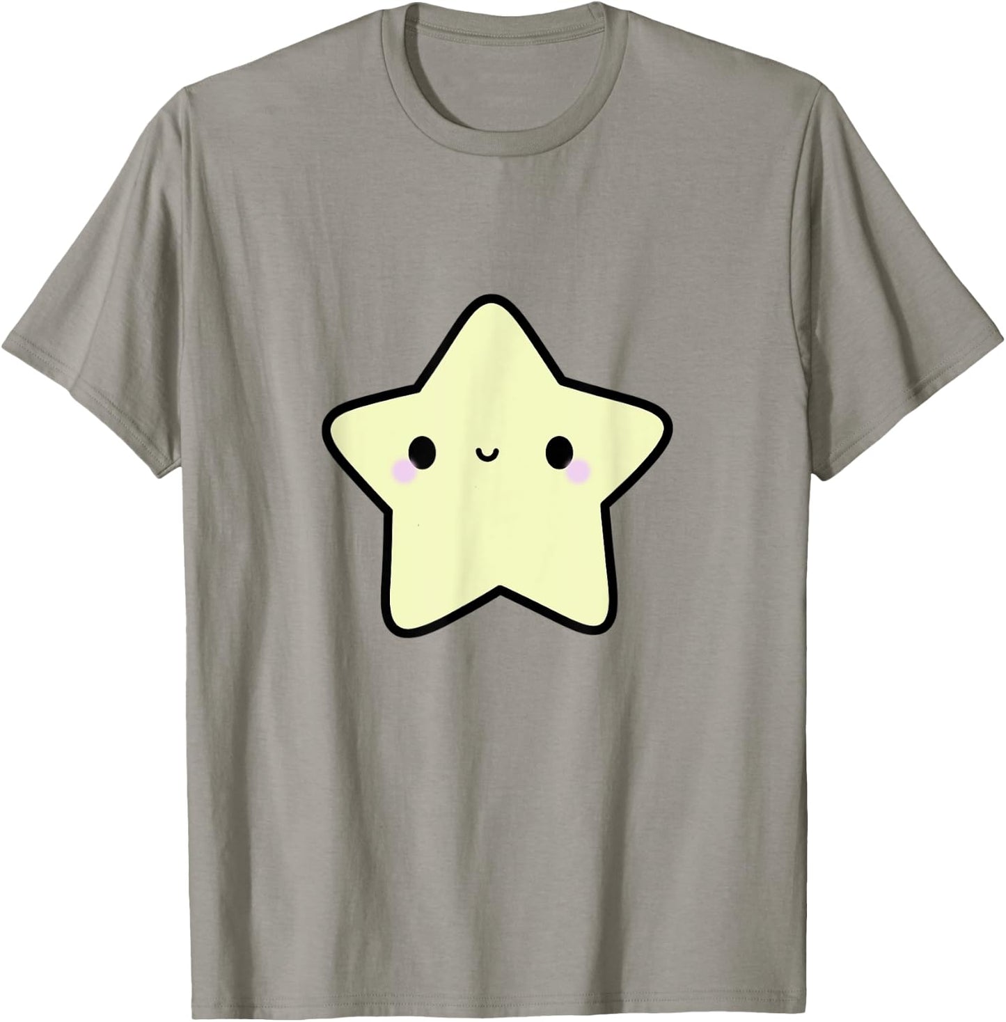 Kawaii Star Design Cute Harajuku Japanese Aesthetic Girls T-Shirt - T-Shirt | Sand