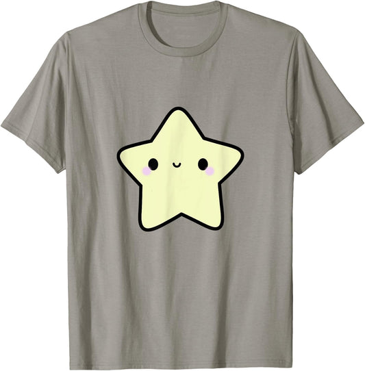 Kawaii Star Design Cute Harajuku Japanese Aesthetic Girls T-Shirt - T-Shirt | Sand