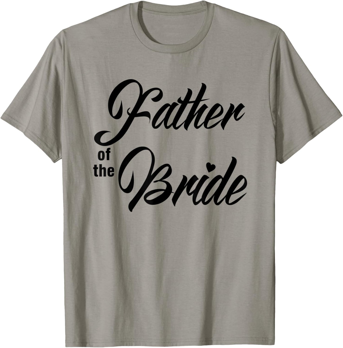 Father Of Bride Wedding Party Matching Bridal Party White T-Shirt - T-Shirt | Sand