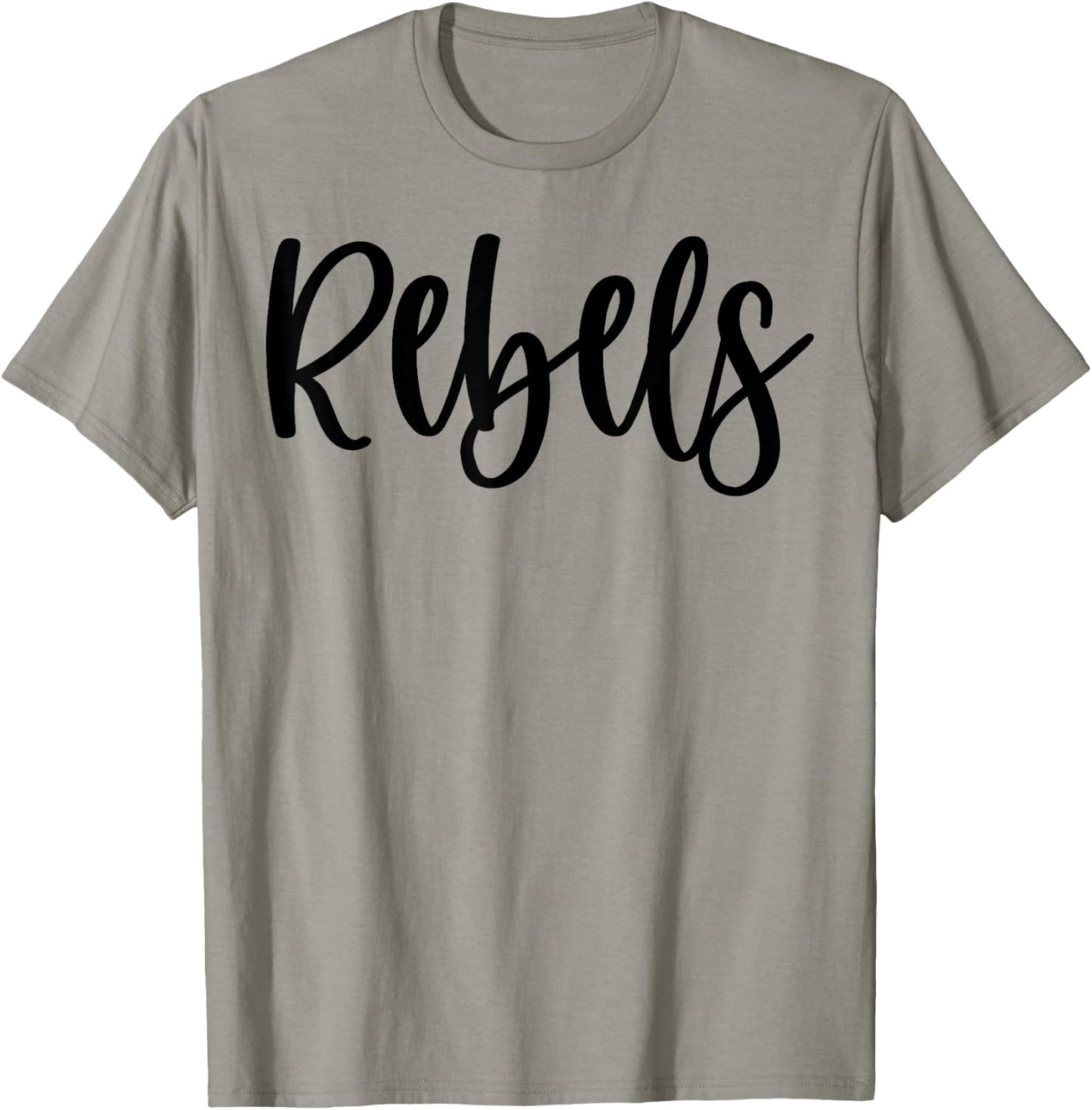 Rebels School Spirit Team Mascot Game Night T-Shirt - T-Shirt | Sand