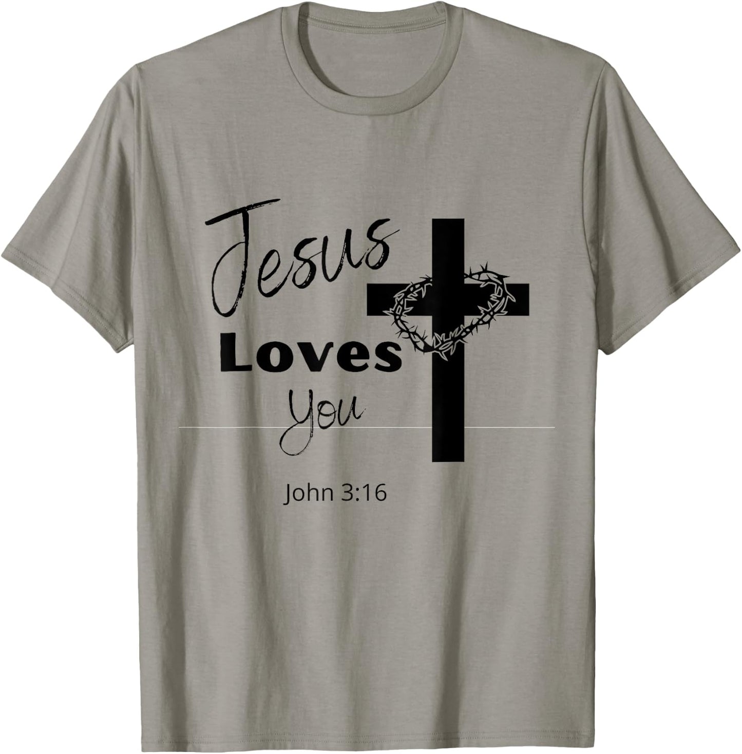 Jesus Loves You T-Shirt - T-Shirt | Sand