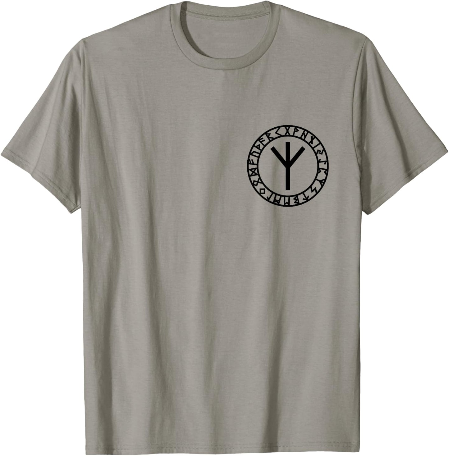 Algiz rune amulet Viking Nordic Germanic Odin Thor Vintage T-Shirt - T-Shirt | Sand