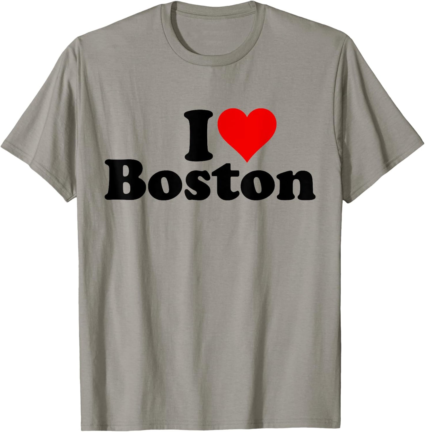 I Heart Love Boston Massachusetts T-Shirt - T-Shirt | Sand