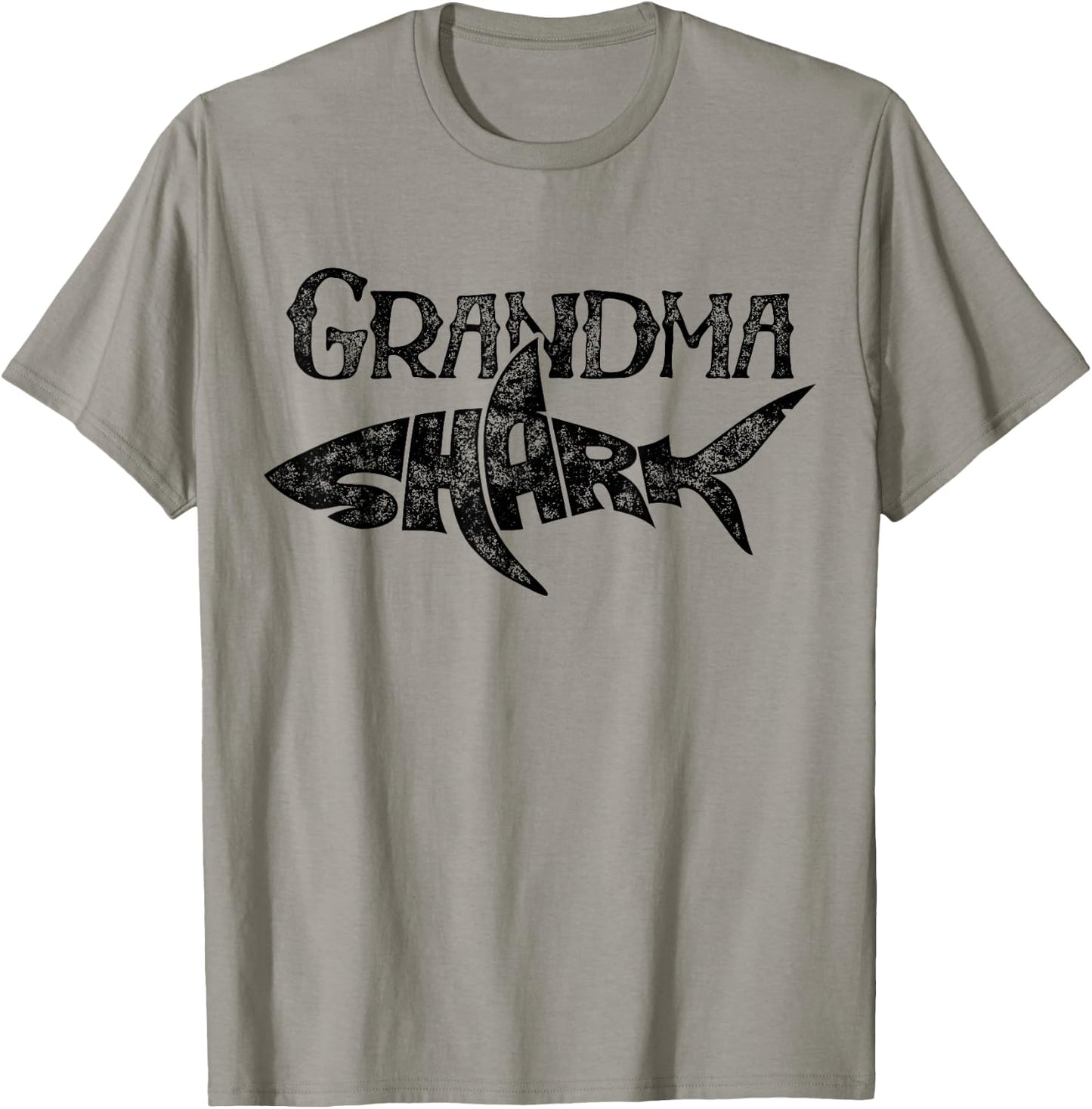 Grandma Shark T Shirt Family Matching Women Jawsome Gift T-Shirt - T-Shirt | Sand