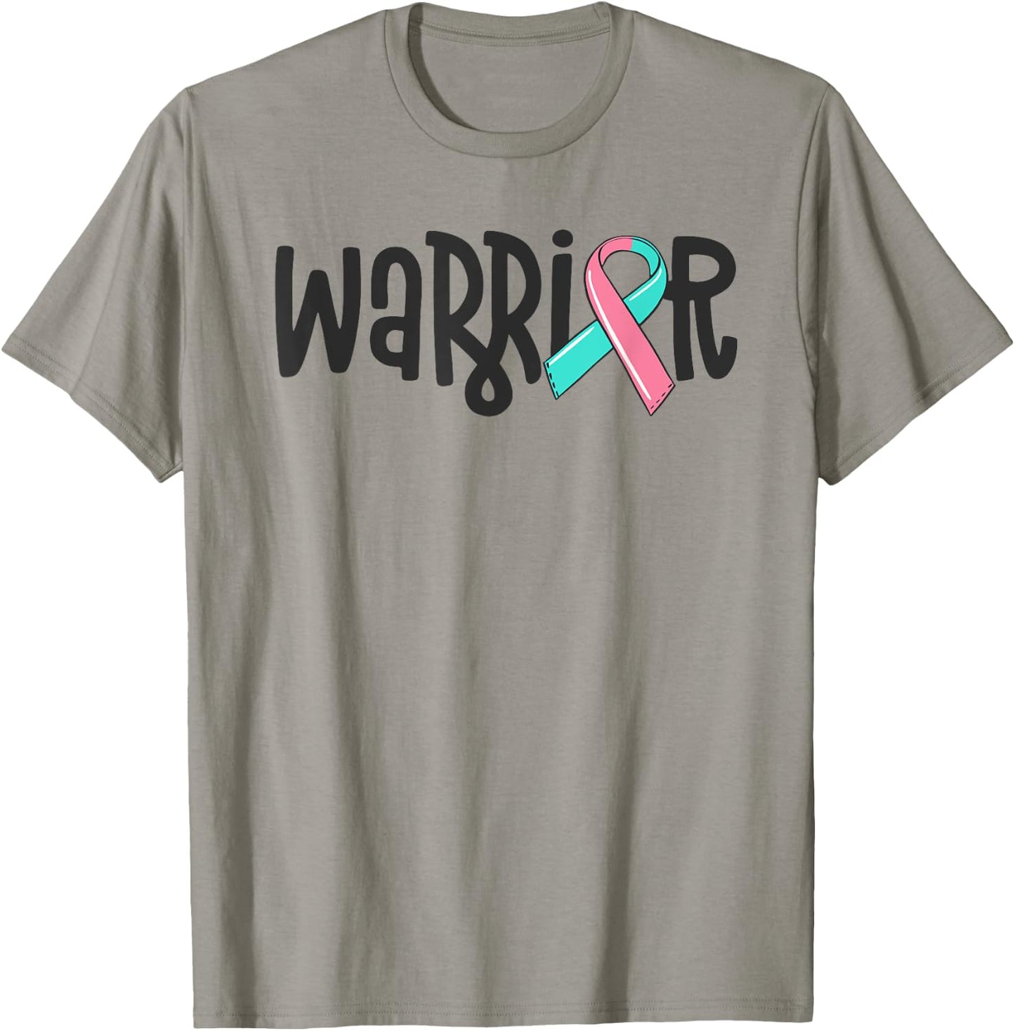 Warrior BRCA Breast Cancer Awareness Previvor Masectomy T-Shirt - T-Shirt | Sand