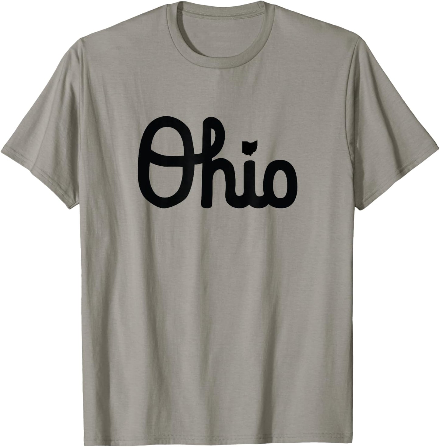 Vintage Script Ohio Dots The I T-Shirt - T-Shirt | Sand