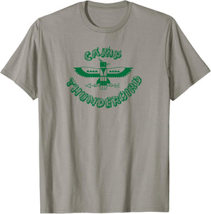Camp Thunderbird Green Logo T-Shirt - T-Shirt | Sand