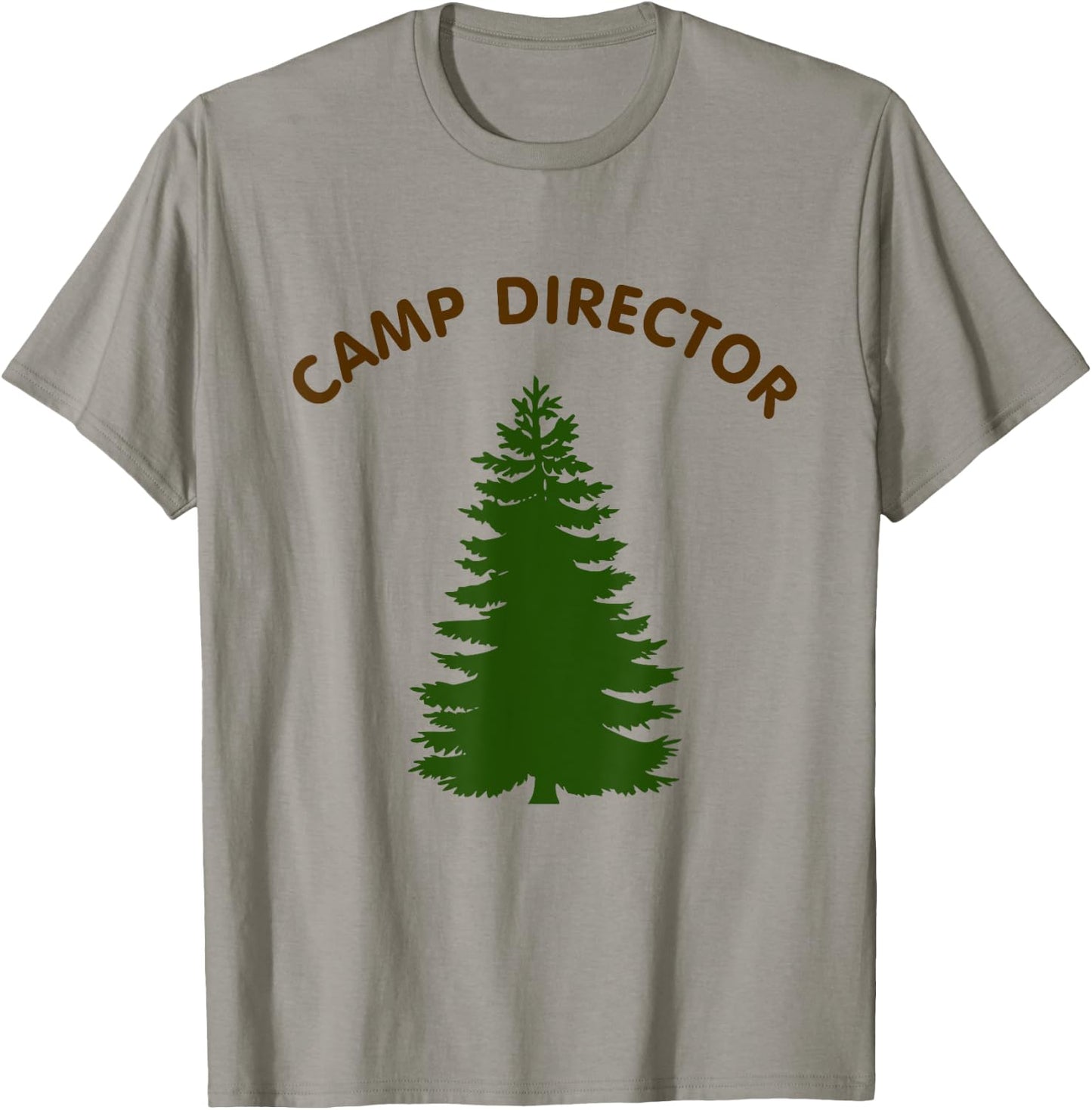 Camp Director Counselor Summer Pine Tree Gift - Blue Men Women T-Shirt - T-Shirt | Sand
